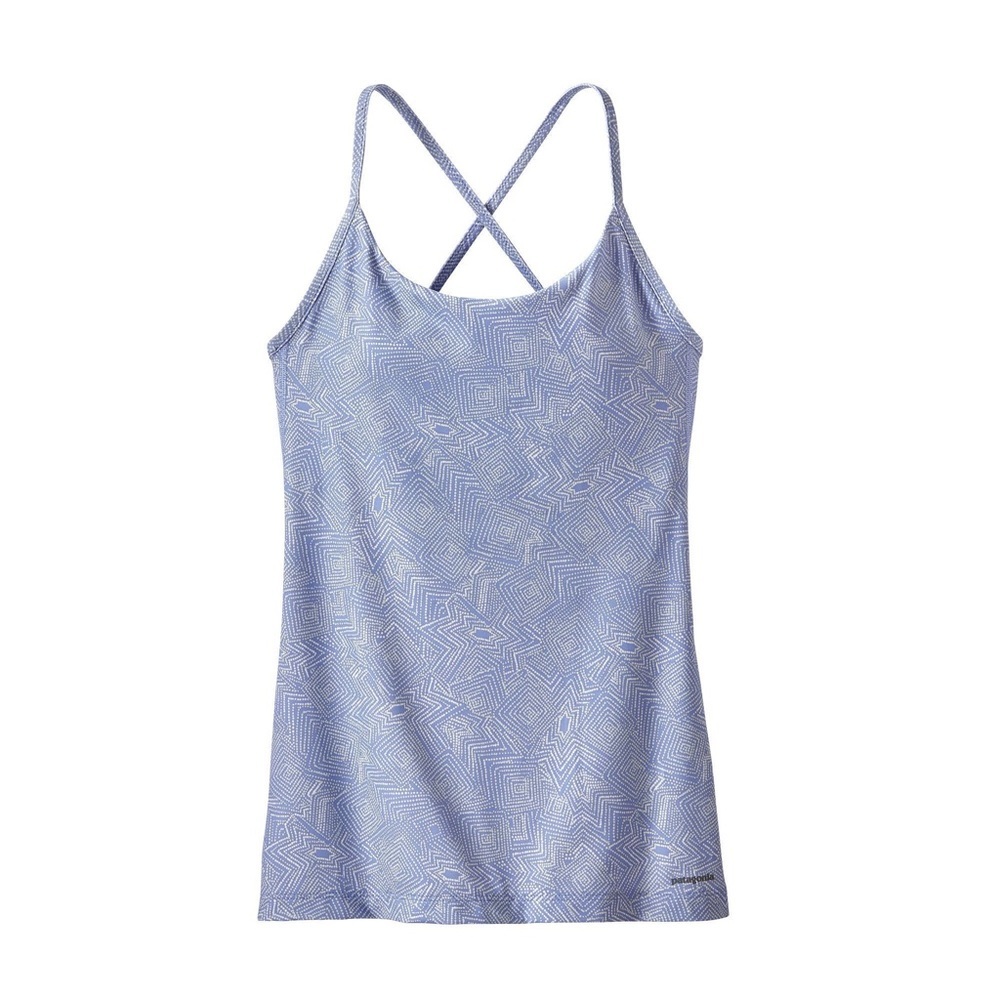NWT Patagonia Cross Beta Tank Top Organ Pipes Light Violet Blue size XS